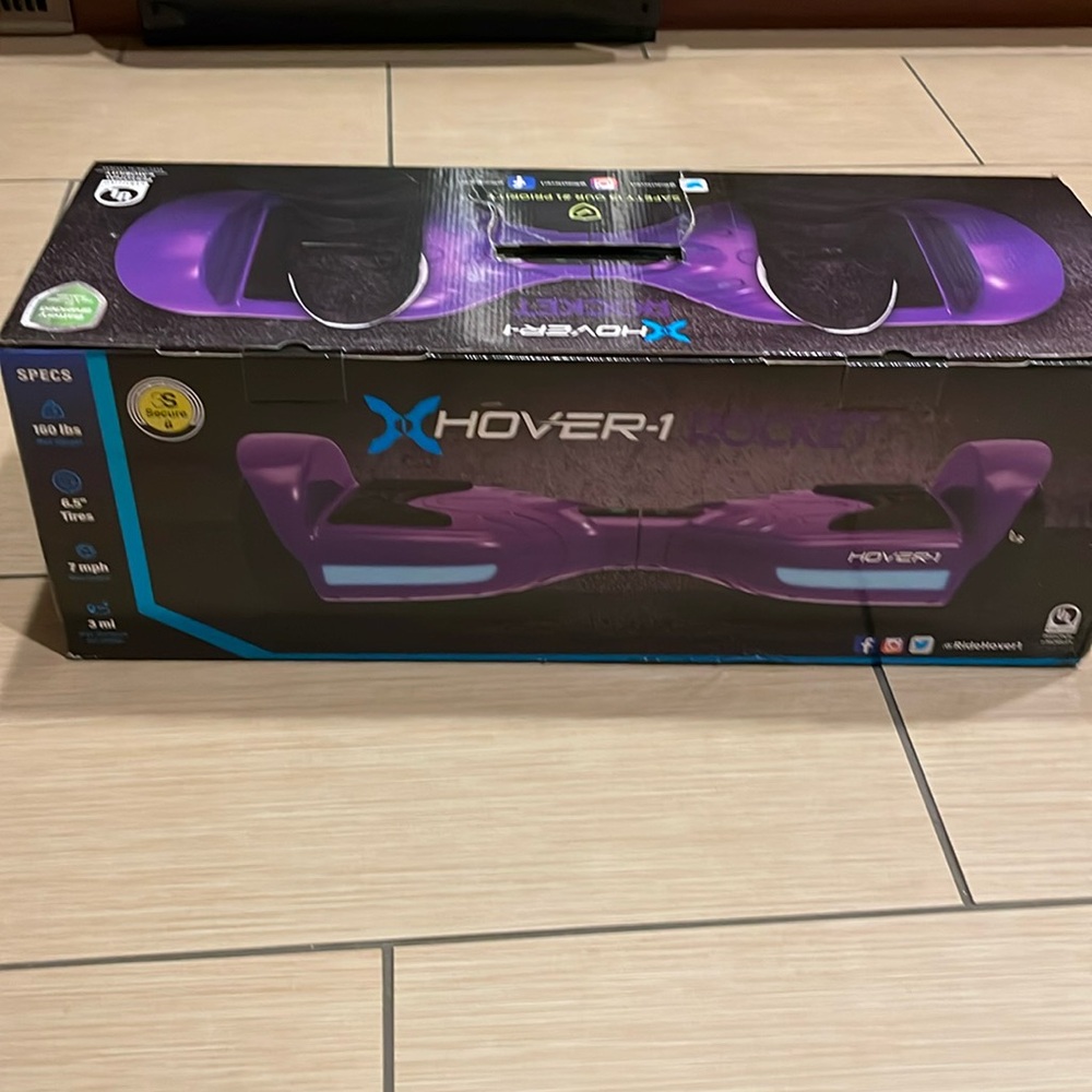 New Hover Board-1 of actual certified versions that don’t combust when charging!